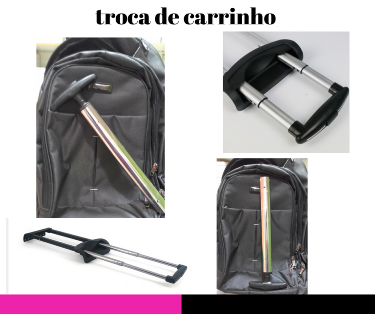 trocadecarrinho 768x644 - Consertos de malas de viagem em São Paulo